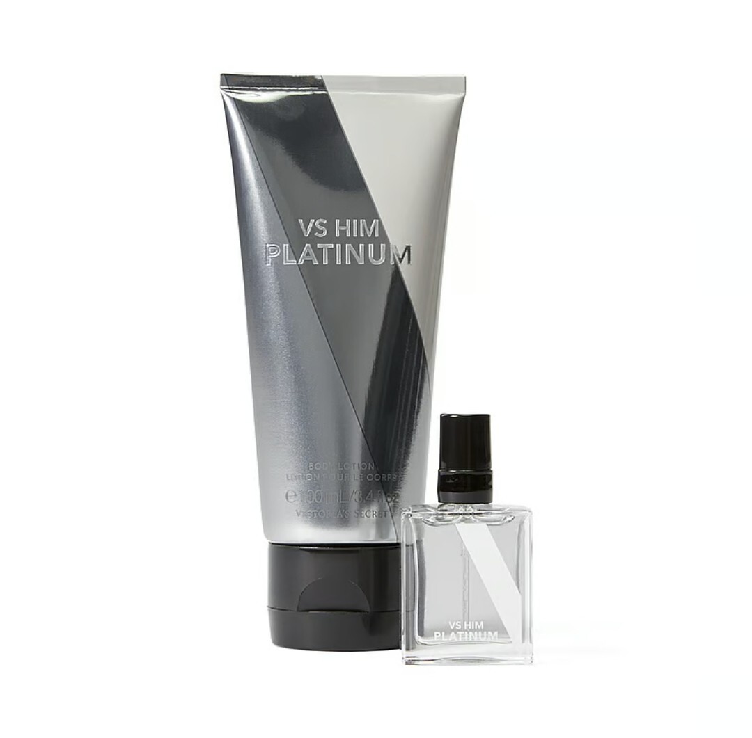 Victoria's Secret VS Him Platinum Cologne & Body Lotion Mini