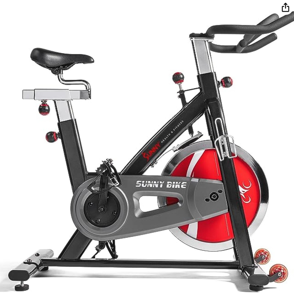 Sunny Indoor Stationary Exercise Bike Model SF-B1002 (Black)