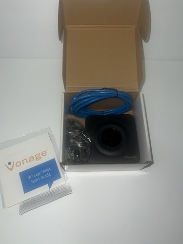 Vonage Grandstream HT801 Analogowy adapter telefoniczny VoiP NOWY Open Box Kompletny - Zdjęcie 3 z 9