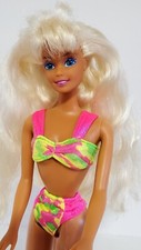 1990 Hawaiian Fun Barbie 5940 DOLL PLUS SWIMSUIT ACCESSORIES, UNBOXED