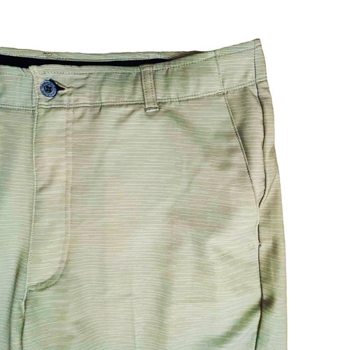 Pebble Beach Golf Tan Silicone Logo Flat Front Packets Men’s Shorts Sz 36x9 NWOT - Picture 3 of 10