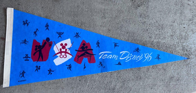 Walt Disney Team Disney 1996 Pennant Olympic Events USA