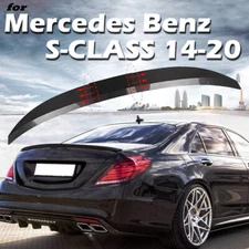 Carbon Fiber Adjustable Rear Trunk Spoiler Lip Roof Tail Wing For Mercedes-Benz