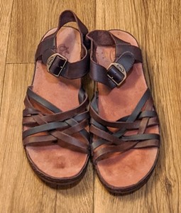 chaco fallon leather sandal