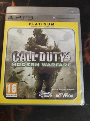Call of Duty 4 : Modern Warfare (Platinum) - Complet FR - Sony PS3 PlayStation 3 - Photo 1/3