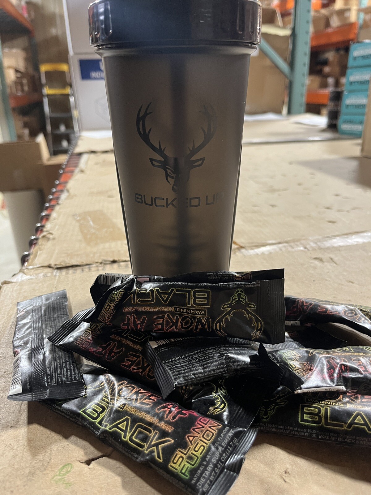 Bucked Up Shaker Cup Bottle 24 oz With 10 Samples Per Shaker! eBay