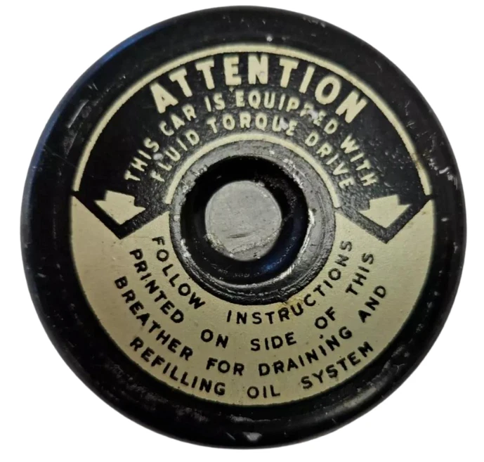 DeSoto Chrysler V8 1951-1953 cárter aceite filtro de aire tapa respirador 1329351 nuevo de lote original Foto 2 de 4