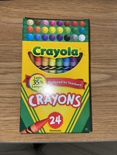 New Other - One box Crayola Crayons 24 pack With RETIRED Dandelion Unused