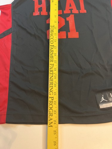 Jordan Jumpman Heat 21 Boys Jersey Black W Red Size L Large - Imagen 6 de 13