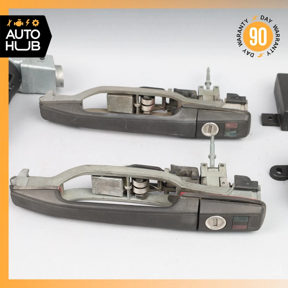 90-95 Mercedes R129 SL500 SL320 Steering Ignition Switch Trunk Door Lock Key Set - Image 4 of 4