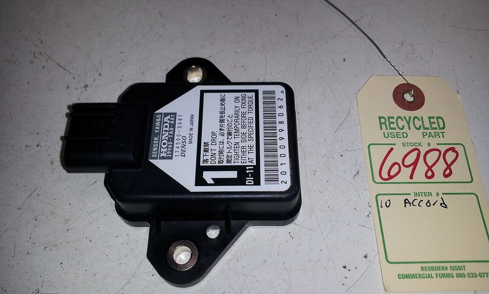 2010 Honda Accord YAW Rate G Sensor OEM 39960-TA0-A01 #6988 - Image 4 of 4
