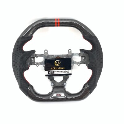 Carbon Fiber Steering Wheel Fit For Honda Civic 9th gen 2012 2013 2014 2015 FK