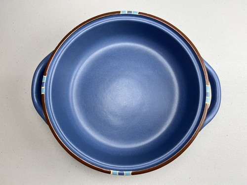 Dansk Mesa Sky Blue 2 Qt Casserole, NO LID, Stoneware Portugal, Microwave Safe - Picture 9 of 12