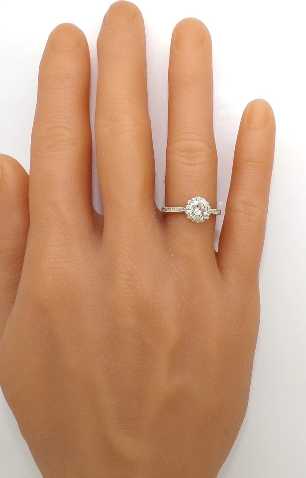 SCOTT KAY Artiste 14K White Gold Diamond Engagement Wedding Ring Size 6.5 LMB2 - Image 4 of 4