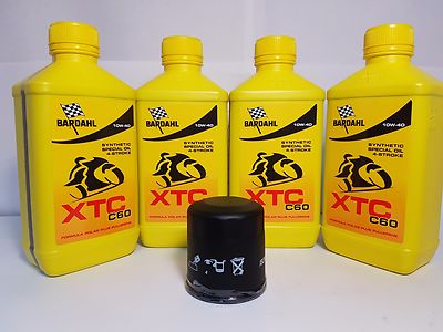 Set Service Öl Und Filter BARDAHL XTC C60 10W40 Kunststoff Bimota SB7 750 1995