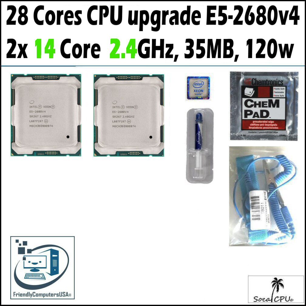 Dell Precision T7810, T7910 CPU/XEON CPU upgrade kit up to Dell Precision T7810, T7910 CPU/XEON CPU upgrade kit up to