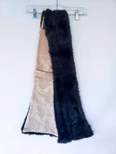 Dennis Basso Ultra Fur Faux Mink Pull Thru Scarf NEW