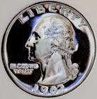 ⭐️1962 P⭐️UNBELIEVABLE⭐️90% SILVER PROOF⭐️WASHINGTON SILVER GEM BEST EVER⭐️WOW