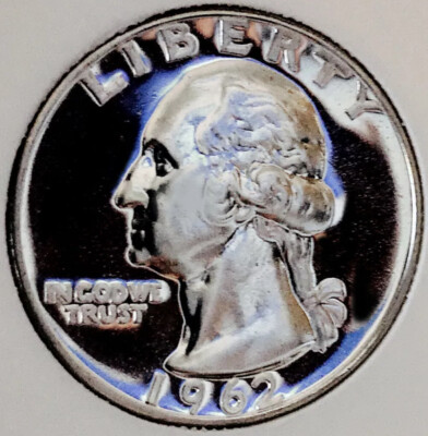 1962 P UNBELIEVABLE 90% SILVER PROOF WASHINGTON SILVER GEM BEST EVER WOW