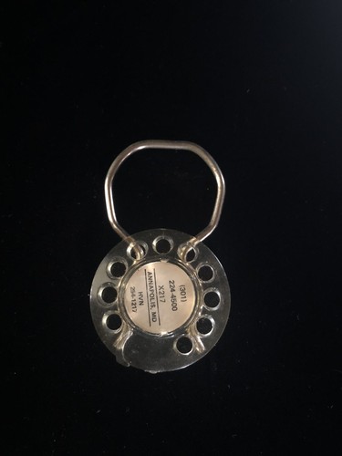 Vintage Honeywell Brass Key Chain Fob - Picture 4 of 5