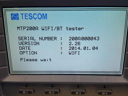 Tescom MTP200A: Wi-Fi Manufacturing Tester (Opt. S200-10) (0043) - Picture 2 of 10