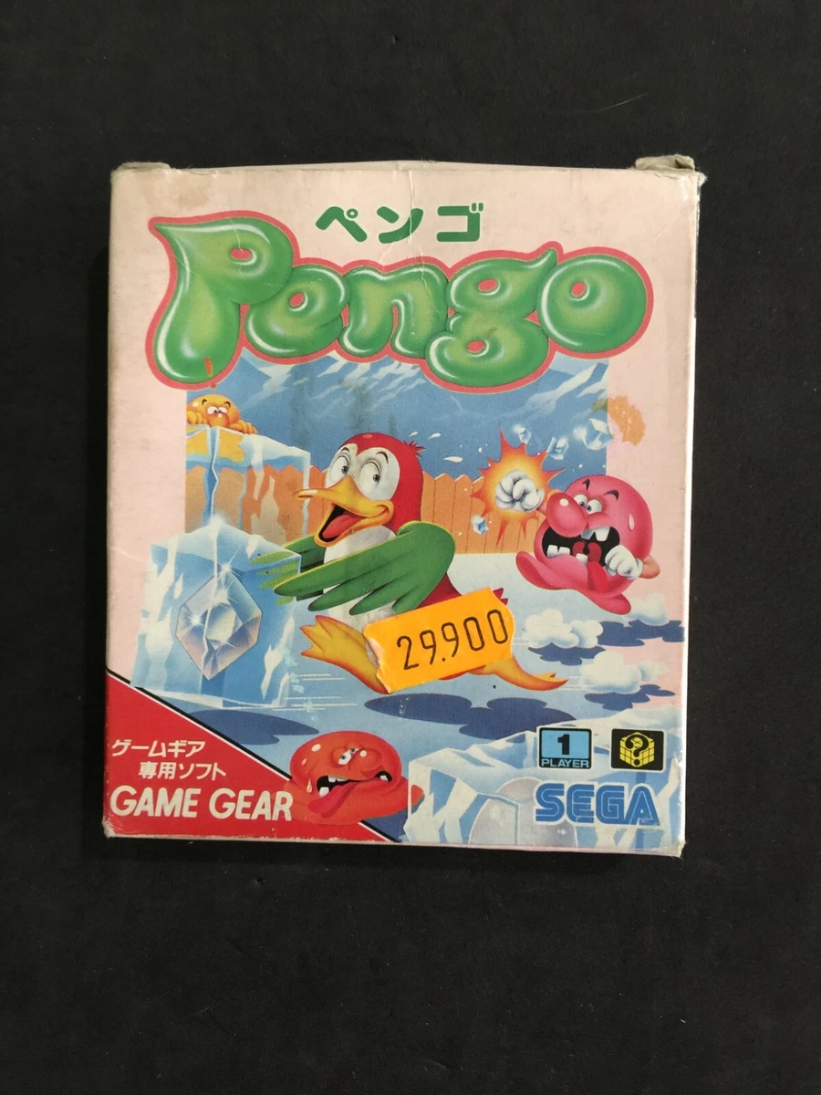 Jeu Pengo Pour Sega Game Gear - Version Japonaise (JAP) - Cartouche Seule (loose) - Bon état De Fonctionnement