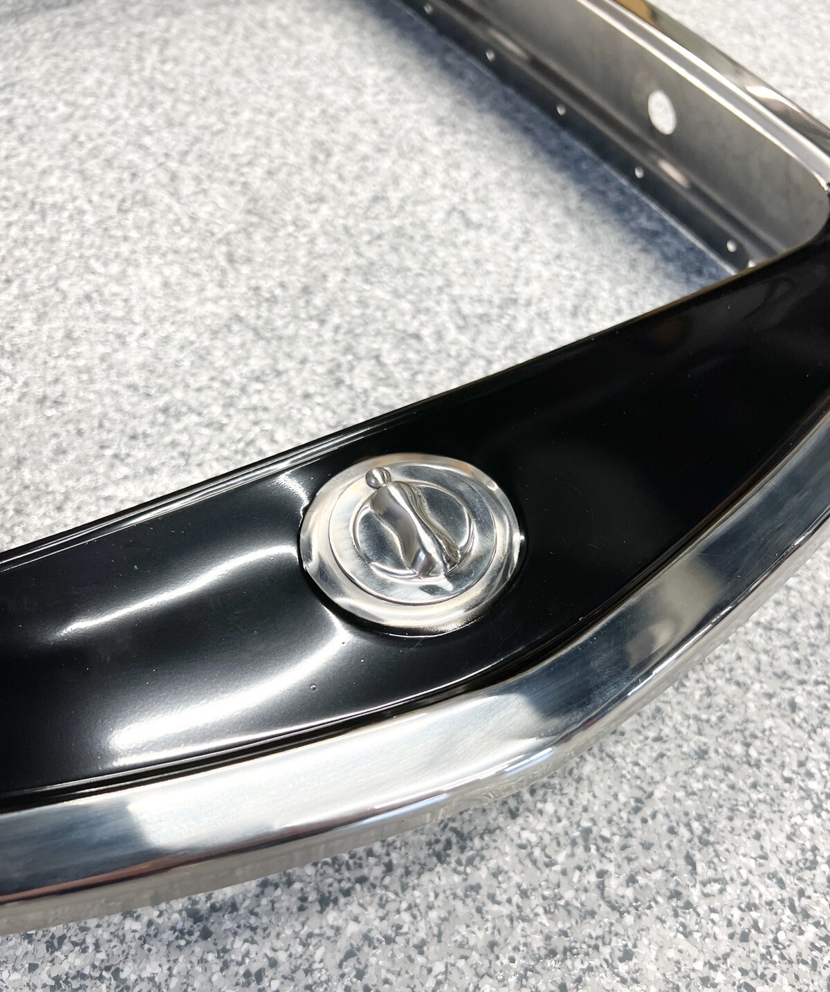 Polished Stainless / Black Painted Radiator Grille Shell For 1931 Ford ...