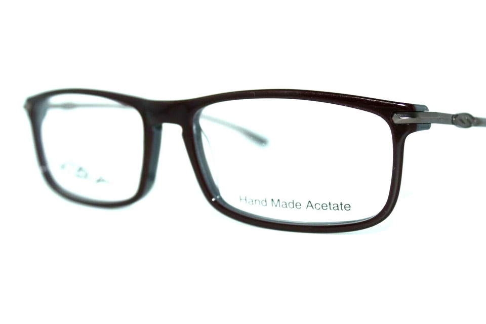 NUEVO SMITH ABRAM OXBLOOD MARRÓN AUTÉNTICO ANTEOJOS MARCOS PARA HOMBRE 57 MM CON ESTUCHE Foto 4 de 4