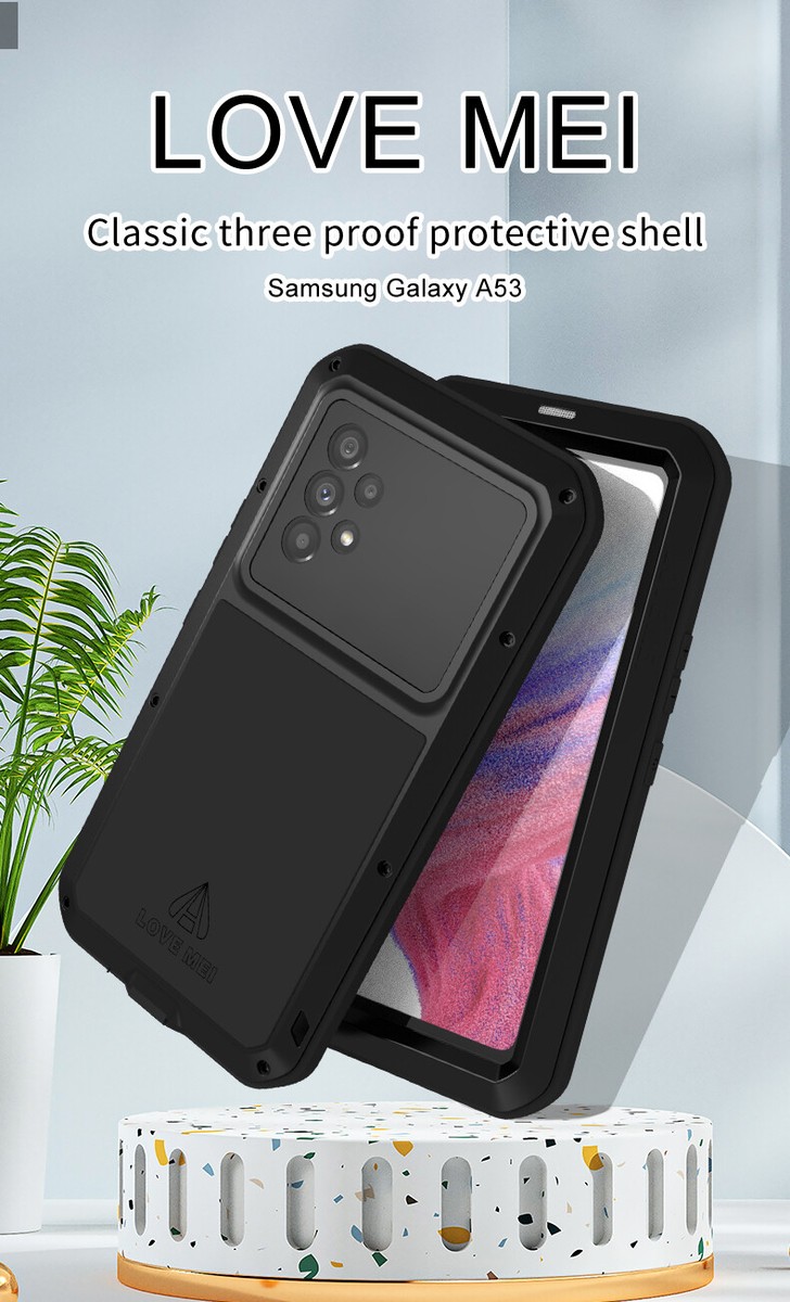 Love Mei Samsung A71 5g Waterproof Case LOVE MEI Metal Gorilla