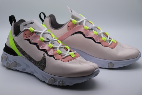 NIKE REACT ELEMENT 55 SCARPE DA CORSA PRM CD6964-600 DONNA UK7.5 - Foto 3 di 12