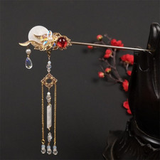 Hanfu Crystal Hair Pins Ancient Headdress Chinese Hair Accessories Hairsticks