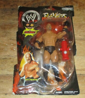 2003 WWF WWE Jakks Bill Goldberg RA Series 4 Wrestling Figure WCW NWA NWO