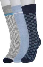 NWT Original Penguin Ombr Block Crew Socks - Pack of 3 Men's 8-13