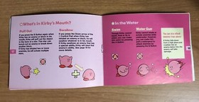 Kirby&rsquo;s Adventure - Nintendo NES - Instruction Manual Booklet Only