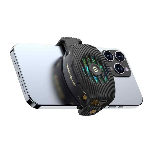Quiet Wired RGB Phone Cooler with Radiator for Mobile Gaming, iOS & Android