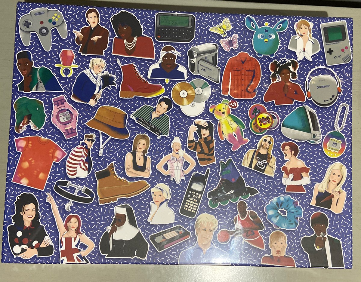 90s ICONS Jigsaw Puzzle by Niki Fisher 500 Pieces Game Pop
