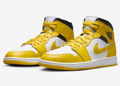 Size 8 - Air Jordan 1 Mid Vivid Sulfur W for sale online | eBay
