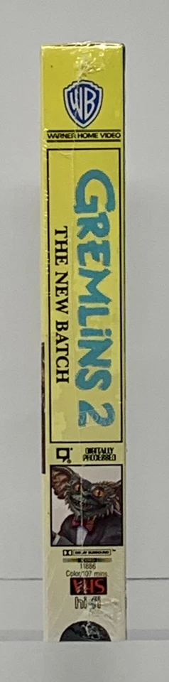 Gremlins 2 VHS (1990) Sealed | Slipcase 1990 | Warner Bros Video | WM - Image 4 of 4