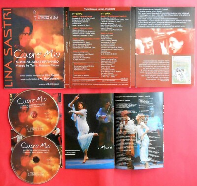cd + dvd lina sastri herz mein musiktheater kokocinski malafemmena o sole mio