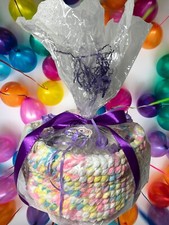 HANDMADE CROCHET BABY PRE-FILLED GIFT BASKETS