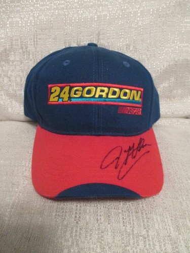 Jeff Gordon Signed Auto Nascar Racing 
