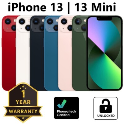 Apple iPhone 13 | 13 mini - 128GB | 256GB - Unlocked T-Mobile AT&T