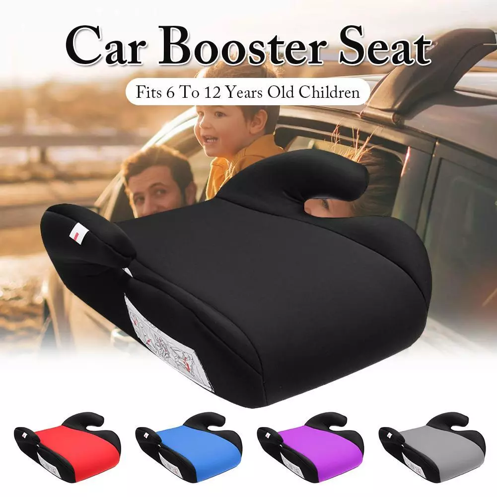 Car Booster Seat Safe Sturdy Breathable Non slip Kid Child Fits 6