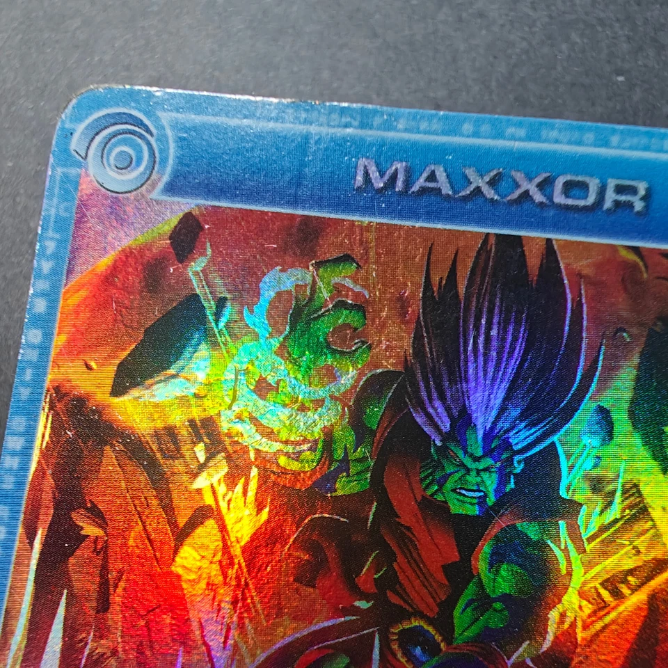Maxxor (3 Max Stats!) Damaged 1st Edition Ultra Rare Dawn of Perim Chaotic TCG - Image 2 of 4