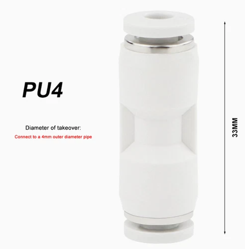 PU/PY/PE Series Tracheal Connector Outer Diameter 4/6/8-16MM For PU/Nylon Hose - Picture 12 of 45