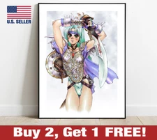 Intron Depot Poster 18" x 24" Print Masamune Shirow Art Wall Decor Warrior Girl