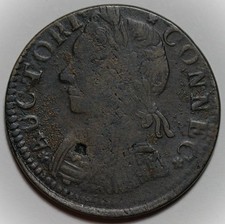 1787 Connecticut Colonial Copper - Mailed Bust Left