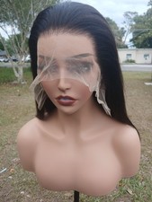 HD Lace Front Wig 26 Inches - Brazilian Human Hair, 180 Density with Baby Hair