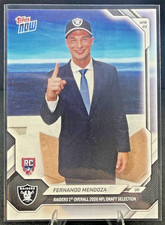 🔥 IN HAND SHIP NOW 🔥 Fernando Mendoza RC RAIDERS #1 PICK 2026 NFL Topps NOW ☝️