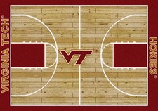 5x8 Milliken Virginia Tech Hokies NCAA Home Court Area Rug - Approx 5'4